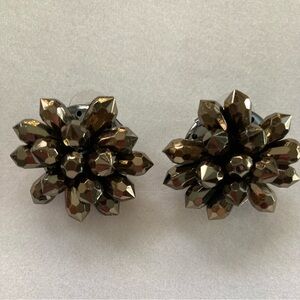 Avon Bronze Beaded Earrings